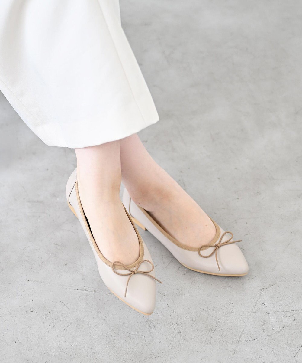 Pointer 日本製 本革大人女子のバレエシューズ 