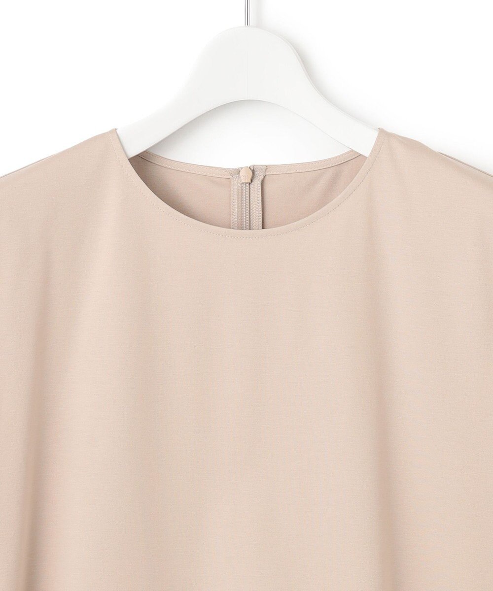 23区 S シアーフリルジャージー ペプラム カットソー 