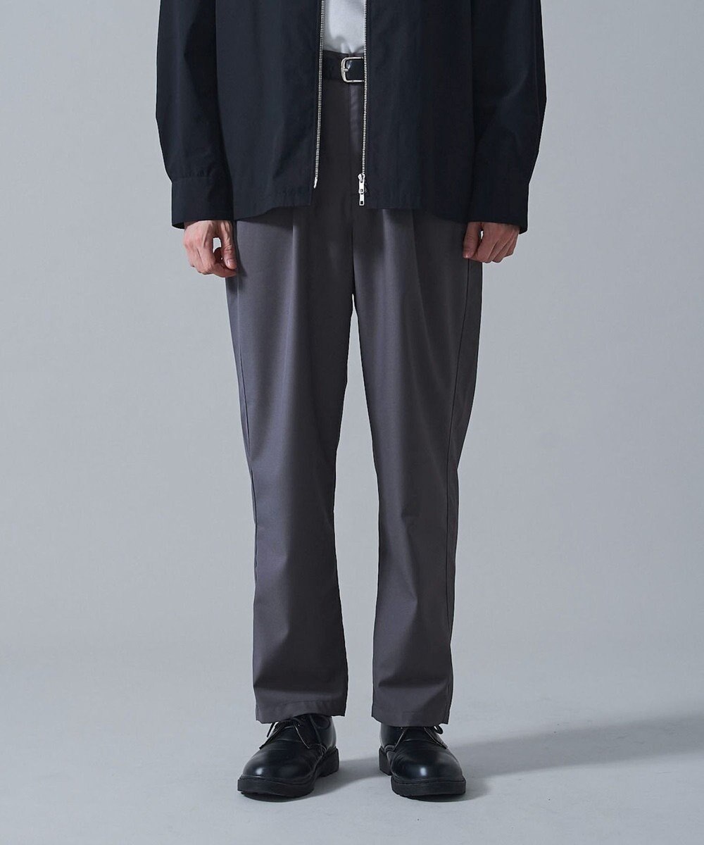 WEGO ベルト付きテーパードスラックス 