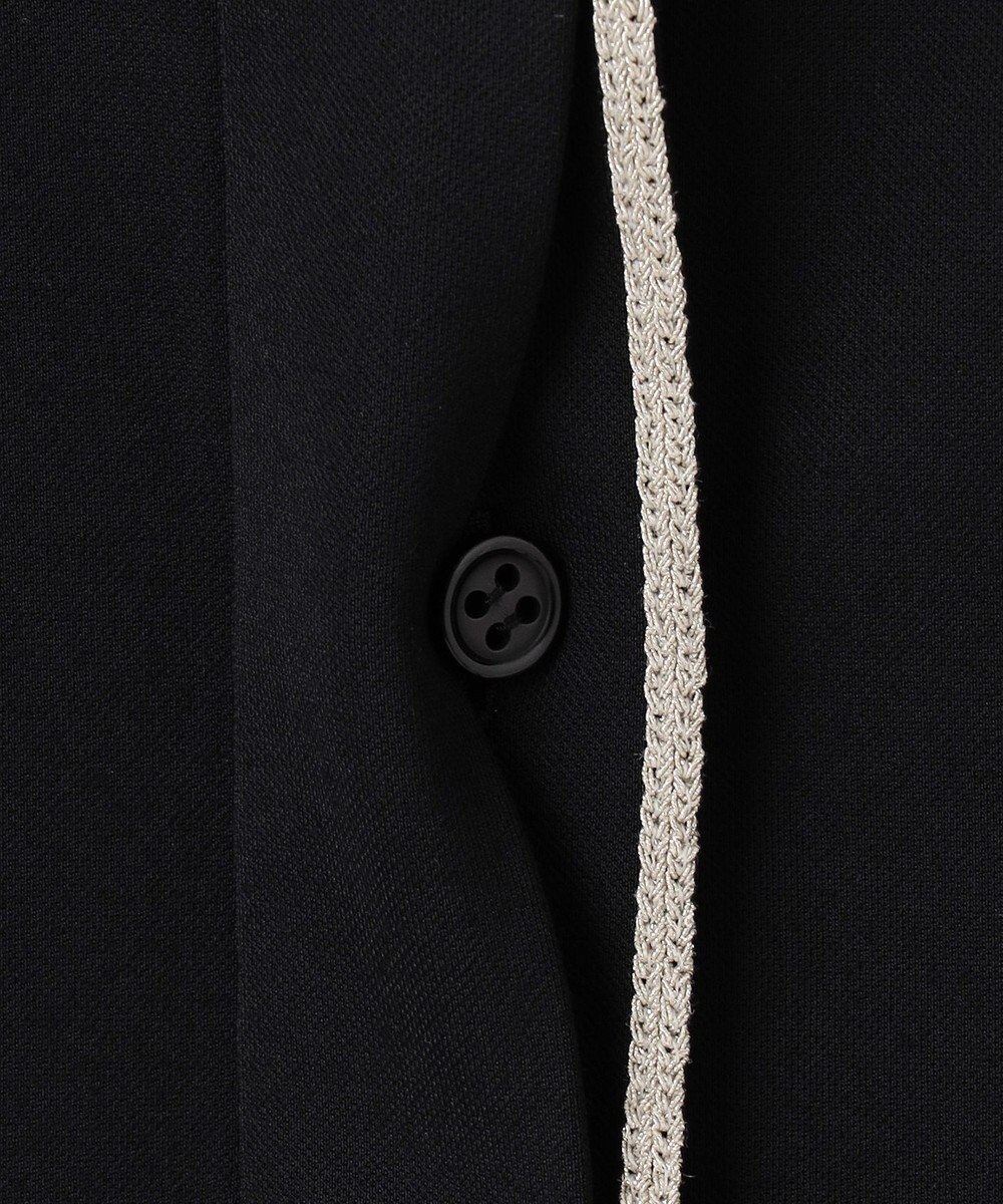 ICB L 【洗える】コンパクトモクロディ バンドカラーカットソー 