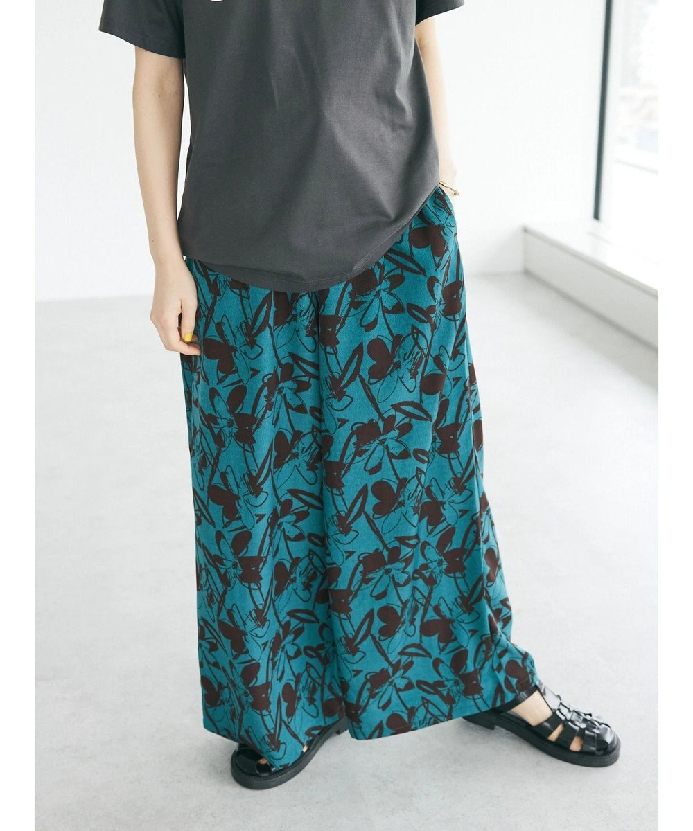 CRAFT STANDARD BOUTIQUE アートフラワーシャーリングパンツ 