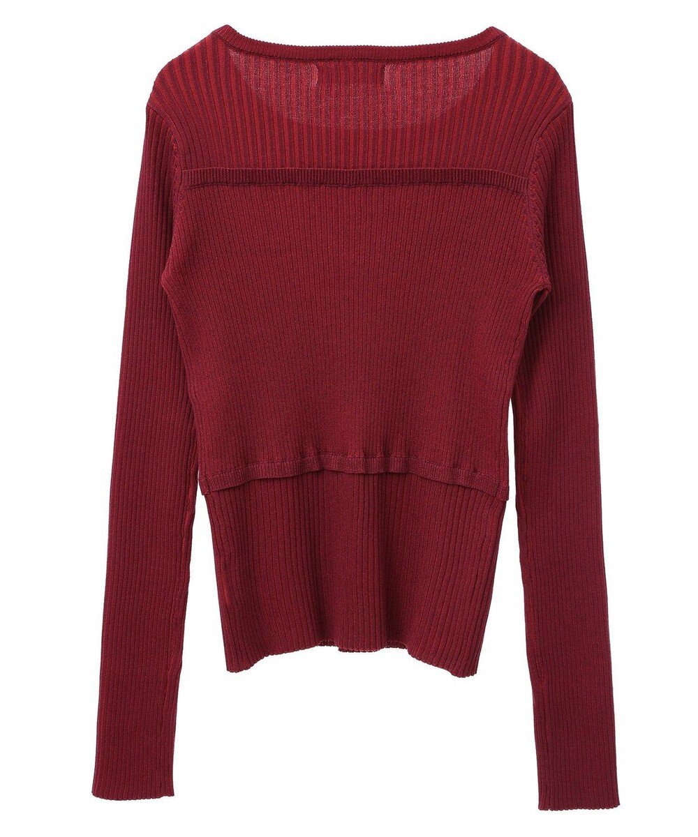 Green Parks ・ＡＮＤＳＥＡＲＣＨ　リブフェイクレイヤードニット 