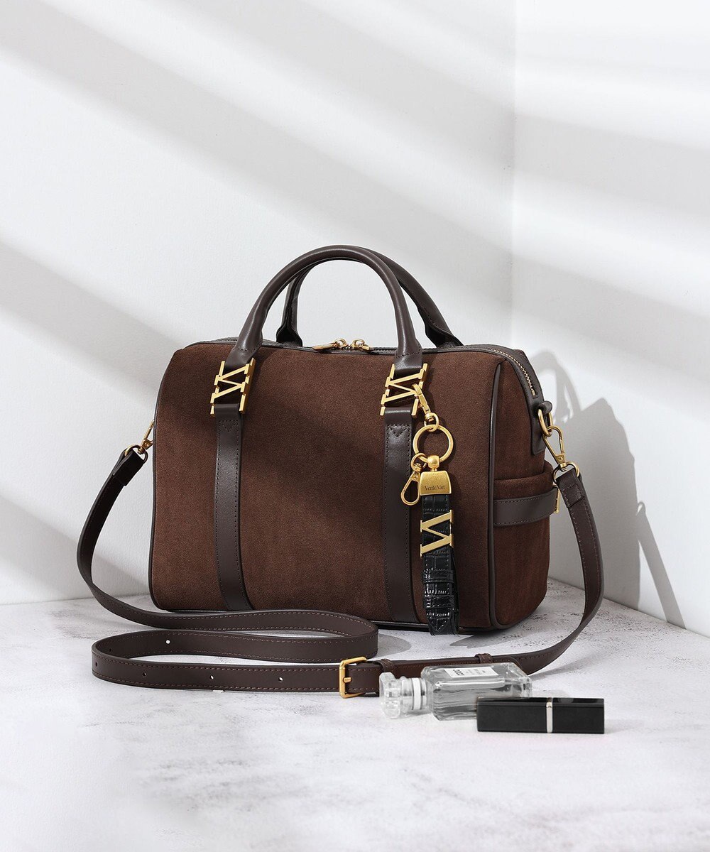 style code 【VerdeVari/ヴェルデヴァリ】スエードボストンバッグ 