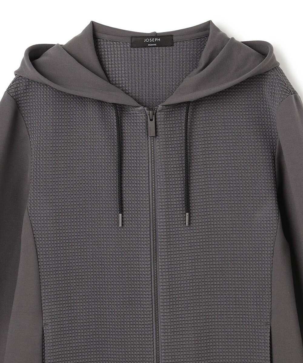 JOSEPH HOMME 【オリジナル素材 】ライトタックジャージー   ジップアップフーディー 