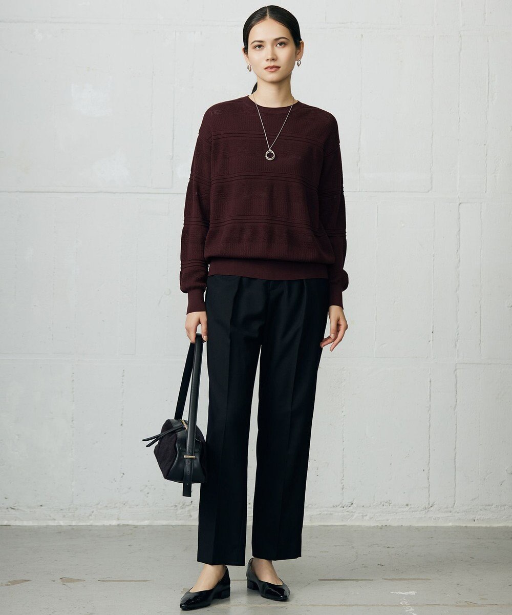 自由区 L 【SHIHOさん着用】TRスラブツイルテーパード パンツ 