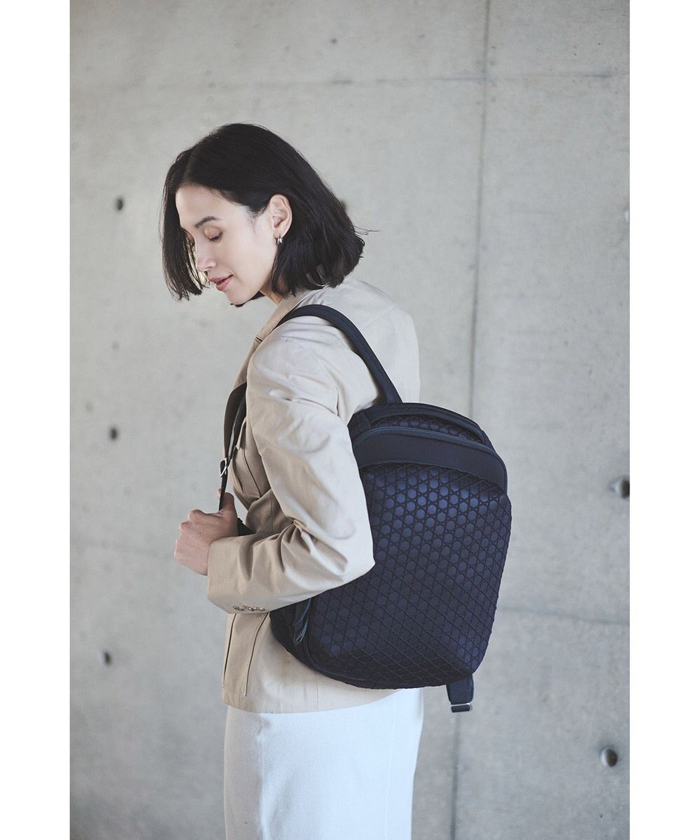 MIYABIYA LAQUOH【撥水加工】篭目エンボスボンディングリュック 