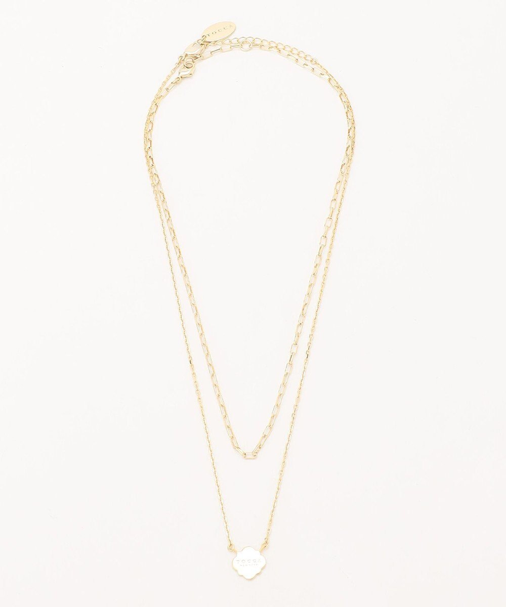 TOCCA LOGO CLOVER LAYERED NECKLACE ネックレス 