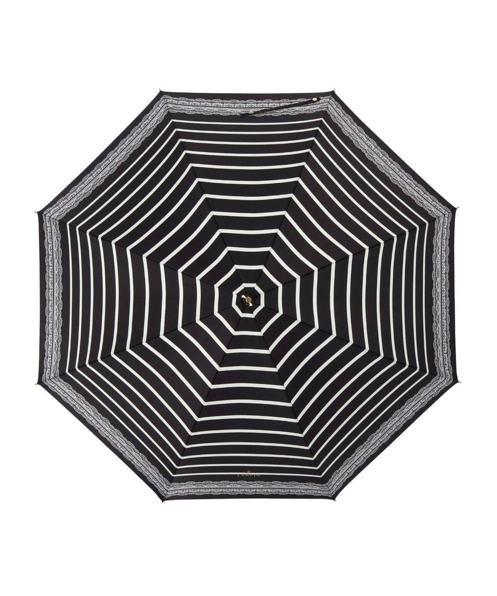 MOONBAT 【雨傘】ランバン　オン　ブルー (LANVIN en Bleu) ボーダー レース 長傘 