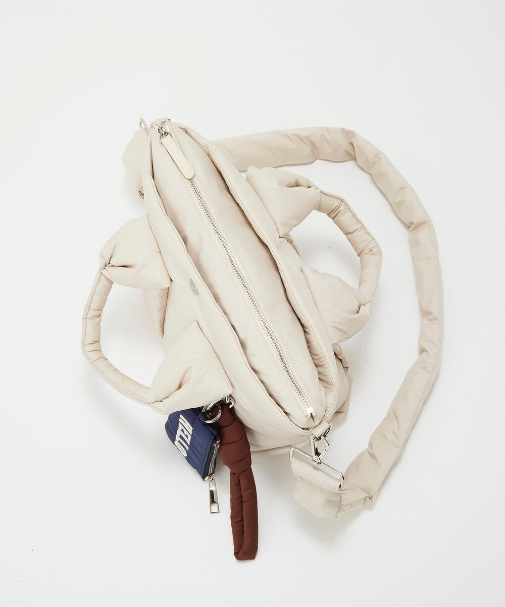 TOPKAPI 【Breath TOPKAPI】パフィング 2way ミニ トートバッグ チャーム付き 