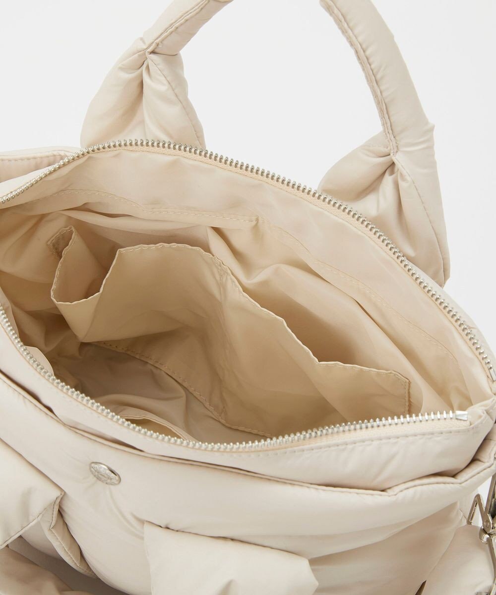 TOPKAPI 【Breath TOPKAPI】パフィング 2way ミニ トートバッグ チャーム付き 