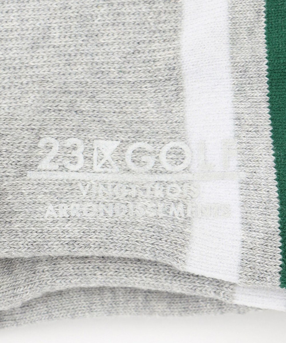 23区GOLF 【MEN】ロゴ ショートソックス 