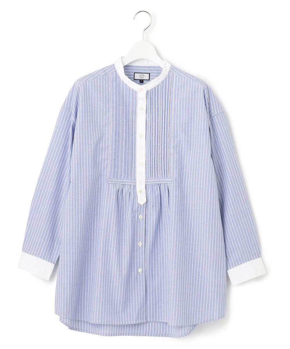 J.PRESS YORK STREET 【WOMEN】クレリックバンドドレス シャツ 