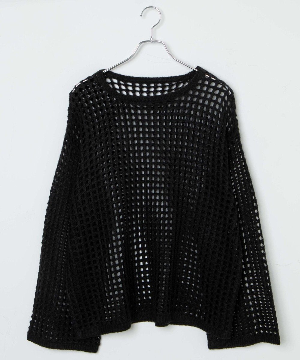 WEGO ビッグメッシュニットプルオーバー 