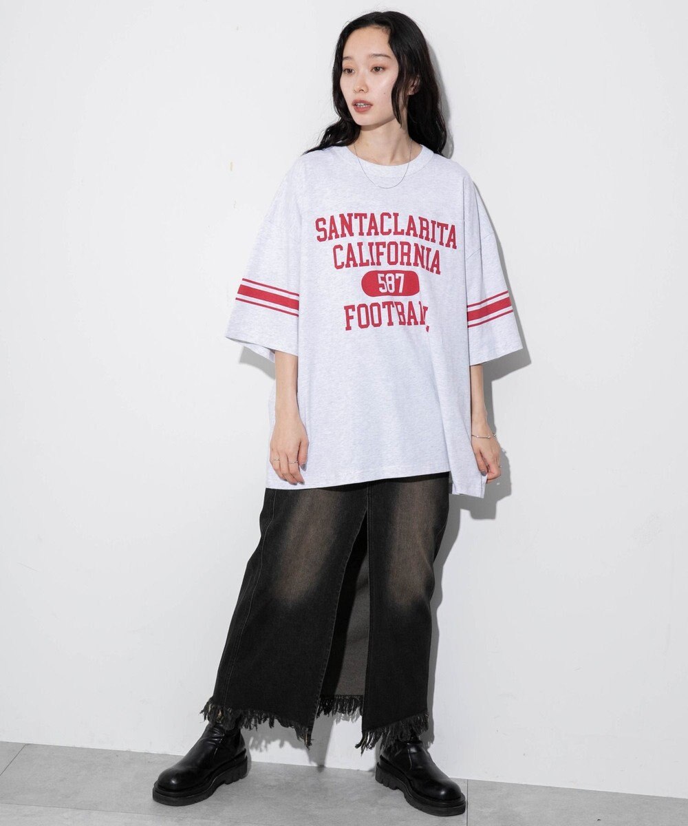 WEGO 【ユニセックス着用ITEM/手洗い可/MLサイズ】フットボールBIG　T（S） 