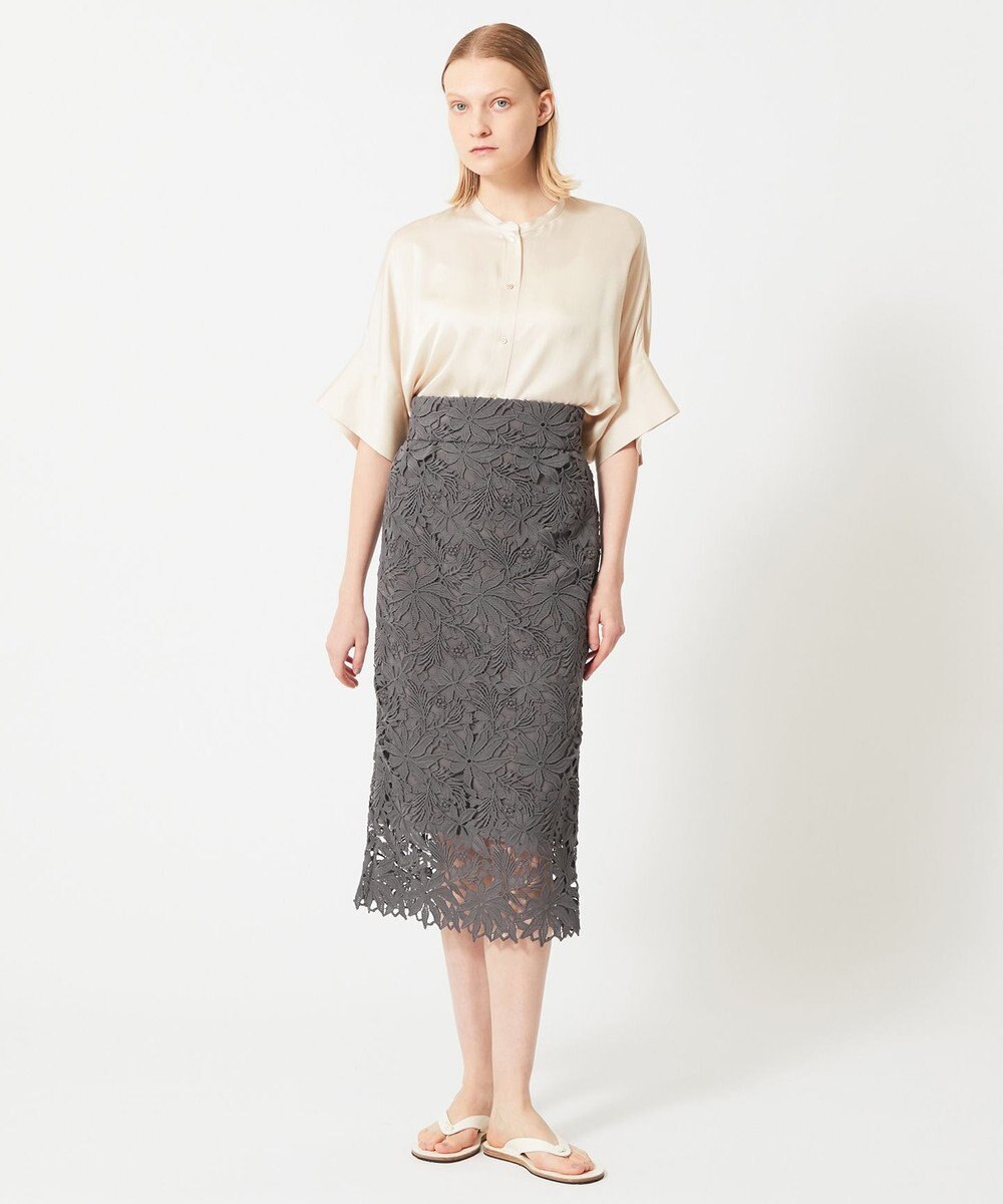 BEIGE， NARCISSUS / レーススカート 