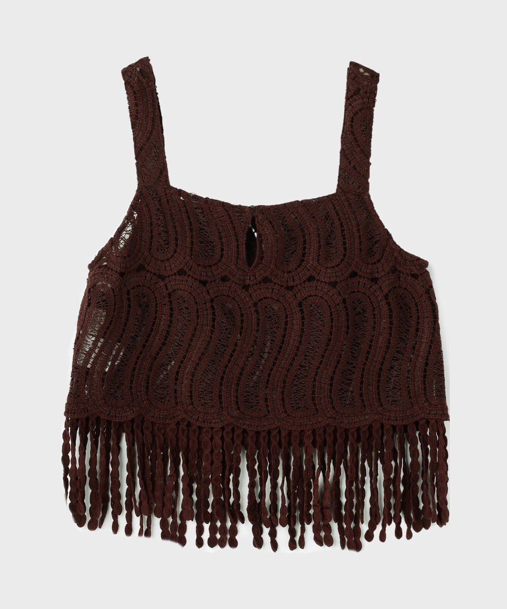 GRACE CONTINENTAL クロシェレースキャミ 