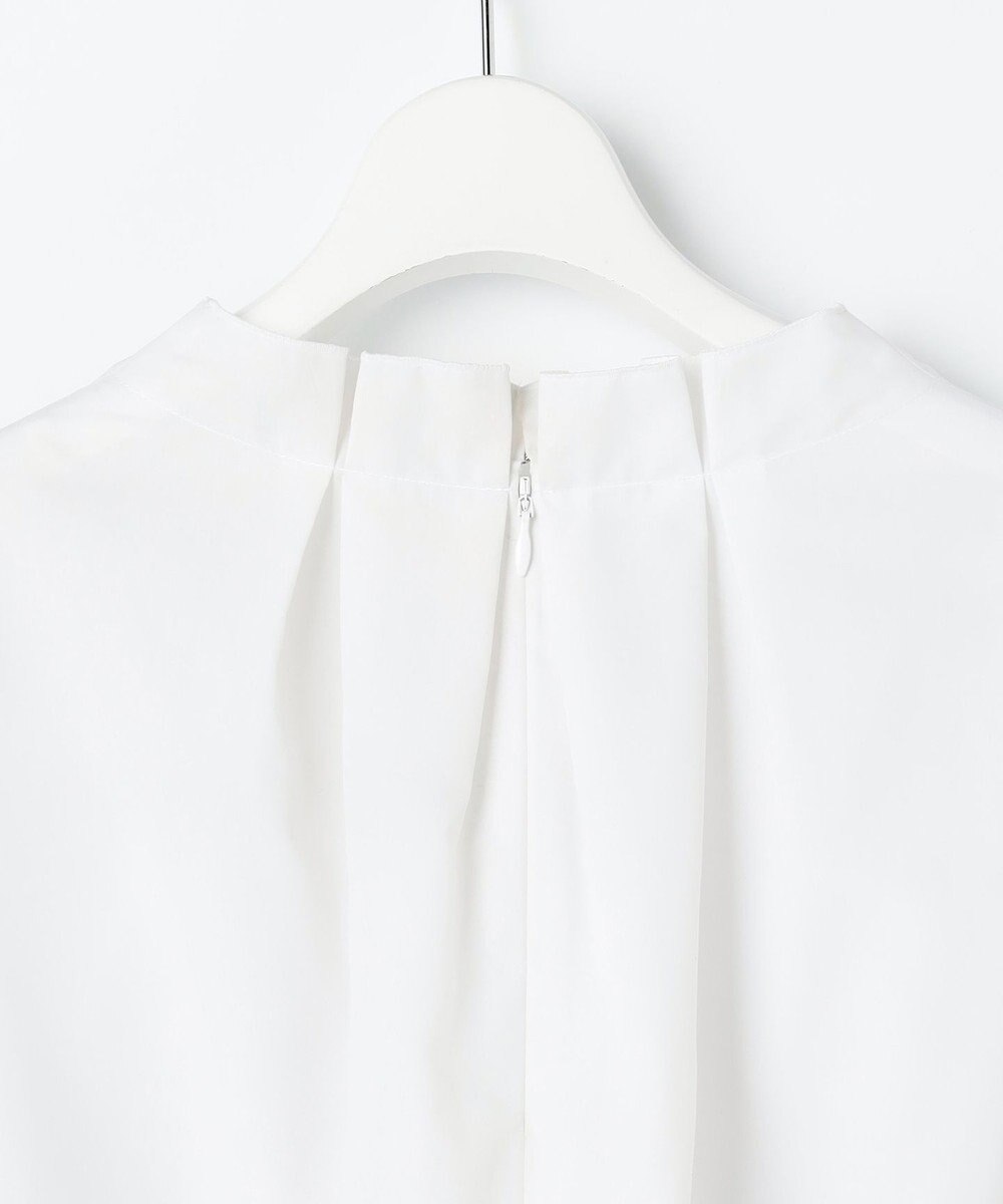 自由区 L 【カタログ掲載】ナチュラルタッチスタンドカラー ブラウス 