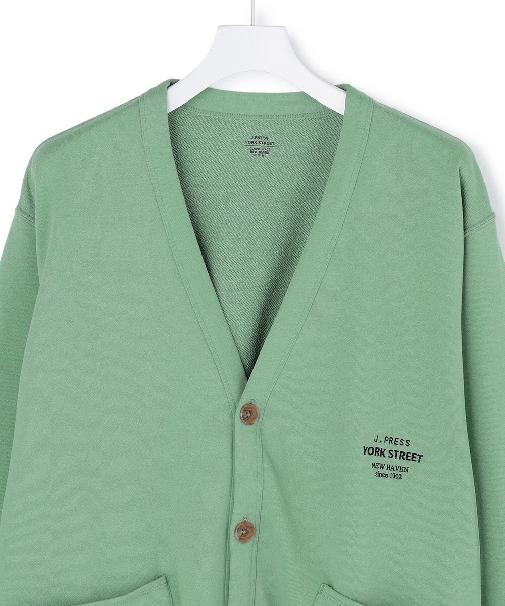 J.PRESS YORK STREET 【UNISEX】裏毛スウェット カーディガン 