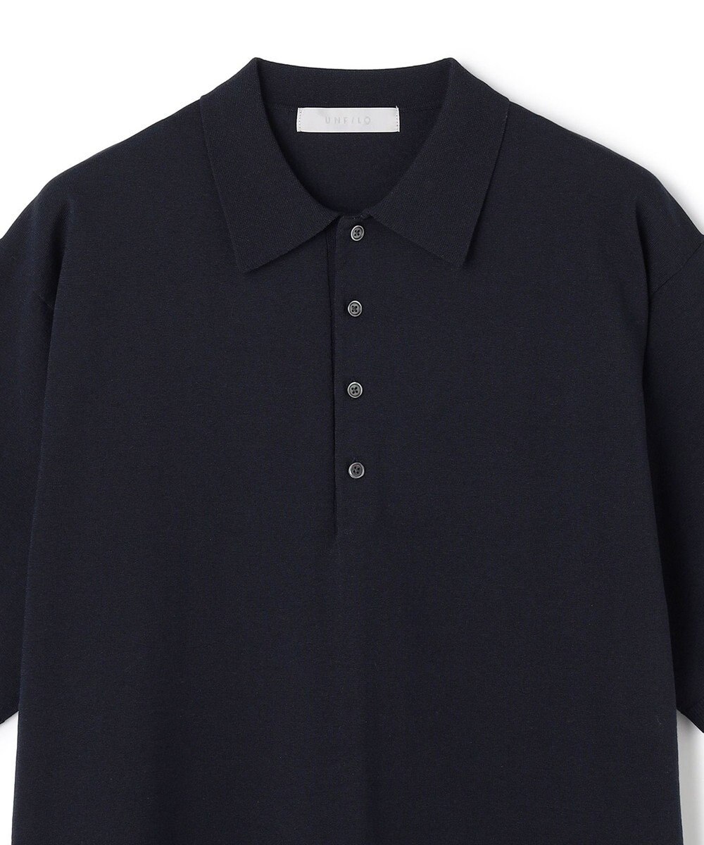 UNFILO MENS アラエルアンチピリングニット ポロ 