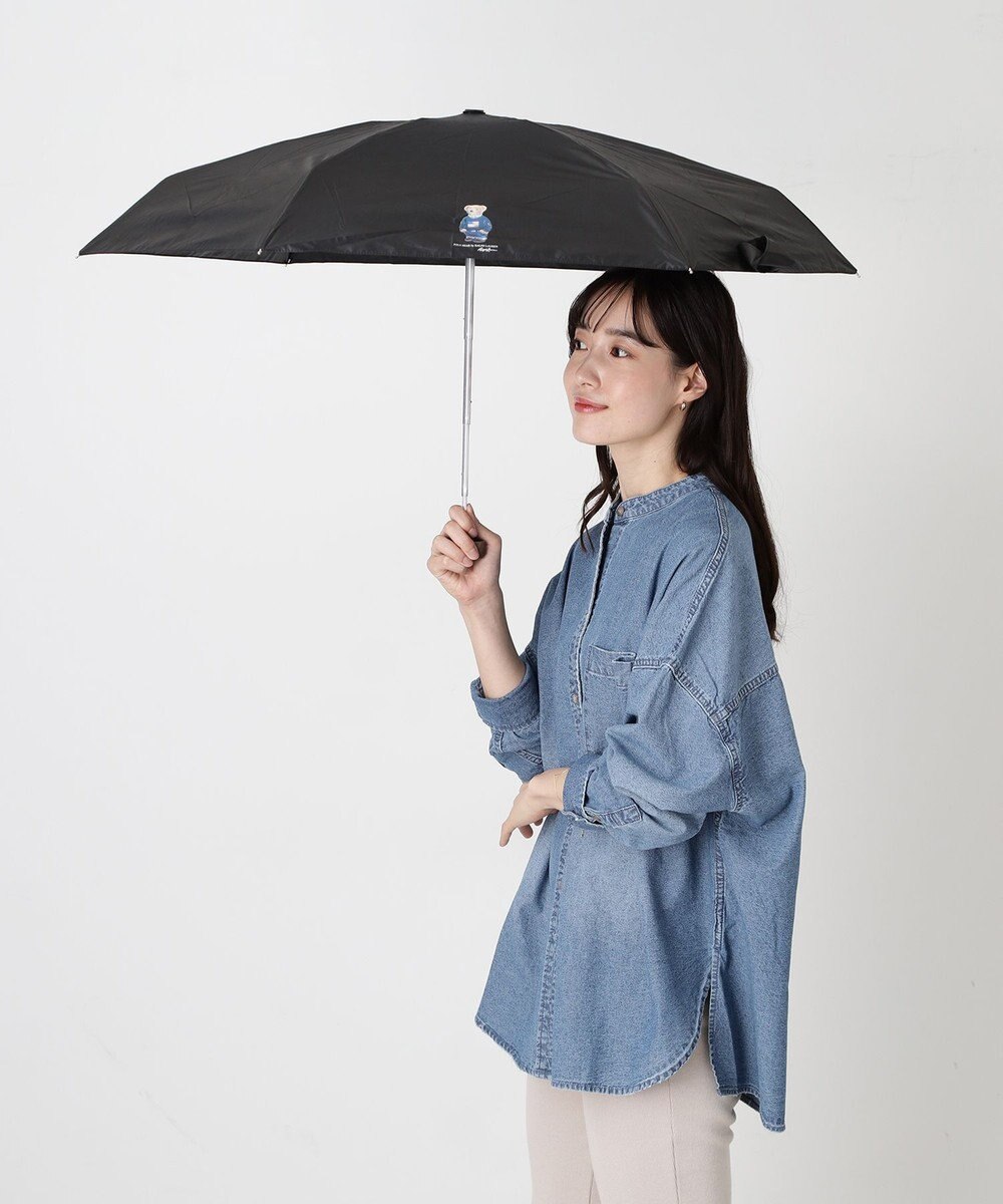 MOONBAT 【WEB限定】POLO RALPH LAUREN(ポロ ラルフローレン) 晴雨兼用日傘 折りたたみ傘 コンパクト ポロベア 一級遮光 遮熱 UV 