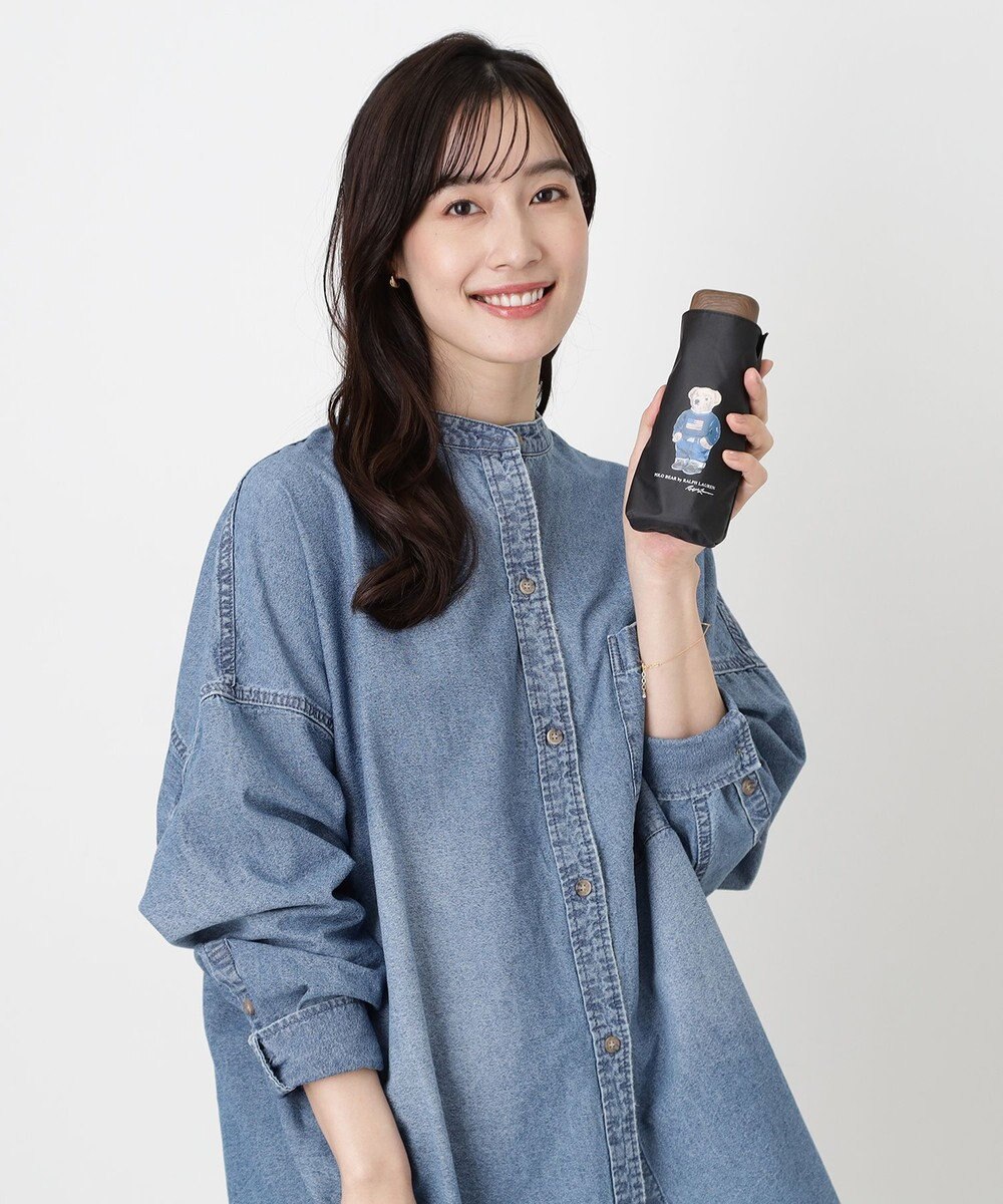 MOONBAT 【WEB限定】POLO RALPH LAUREN(ポロ ラルフローレン) 晴雨兼用日傘 折りたたみ傘 コンパクト ポロベア 一級遮光 遮熱 UV 