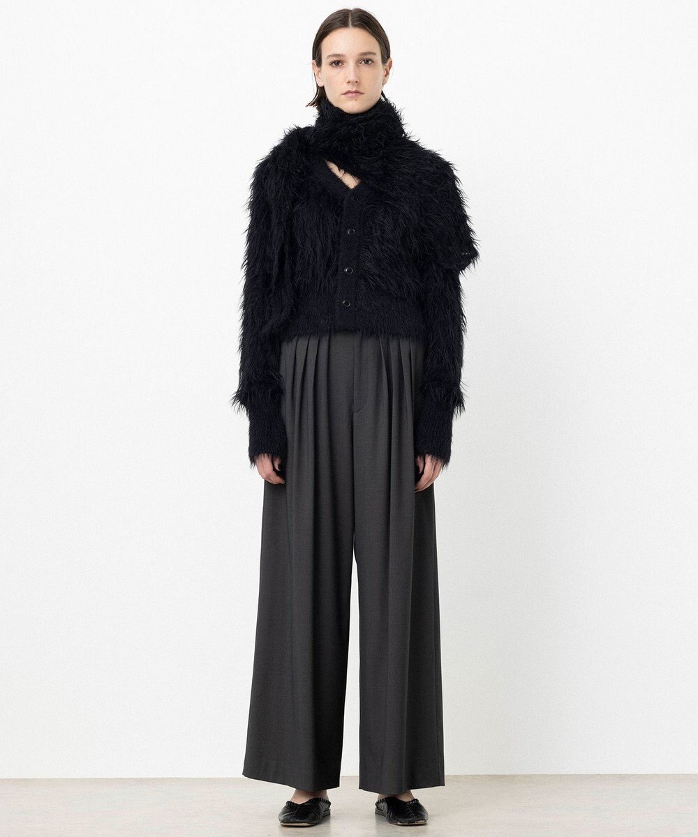 NAVE 【ReNAVE・洗える】メルティーシャギーニット カーディガン 