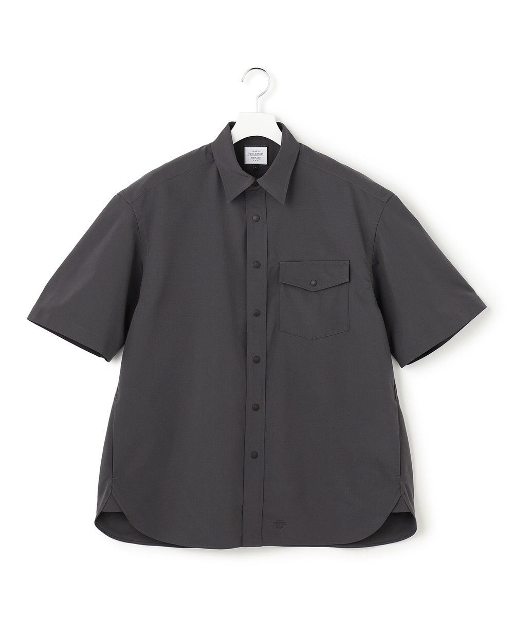 J.PRESS YORK STREET 【UNISEX】リップストップ半袖シャツ 