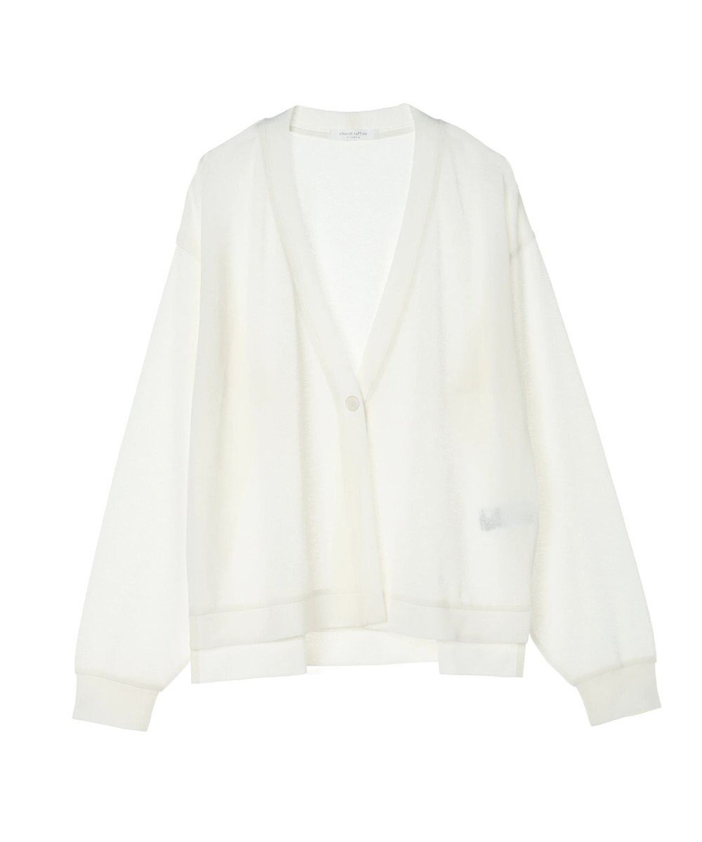 Green Parks Ｖネックシアーカットカーディガン 