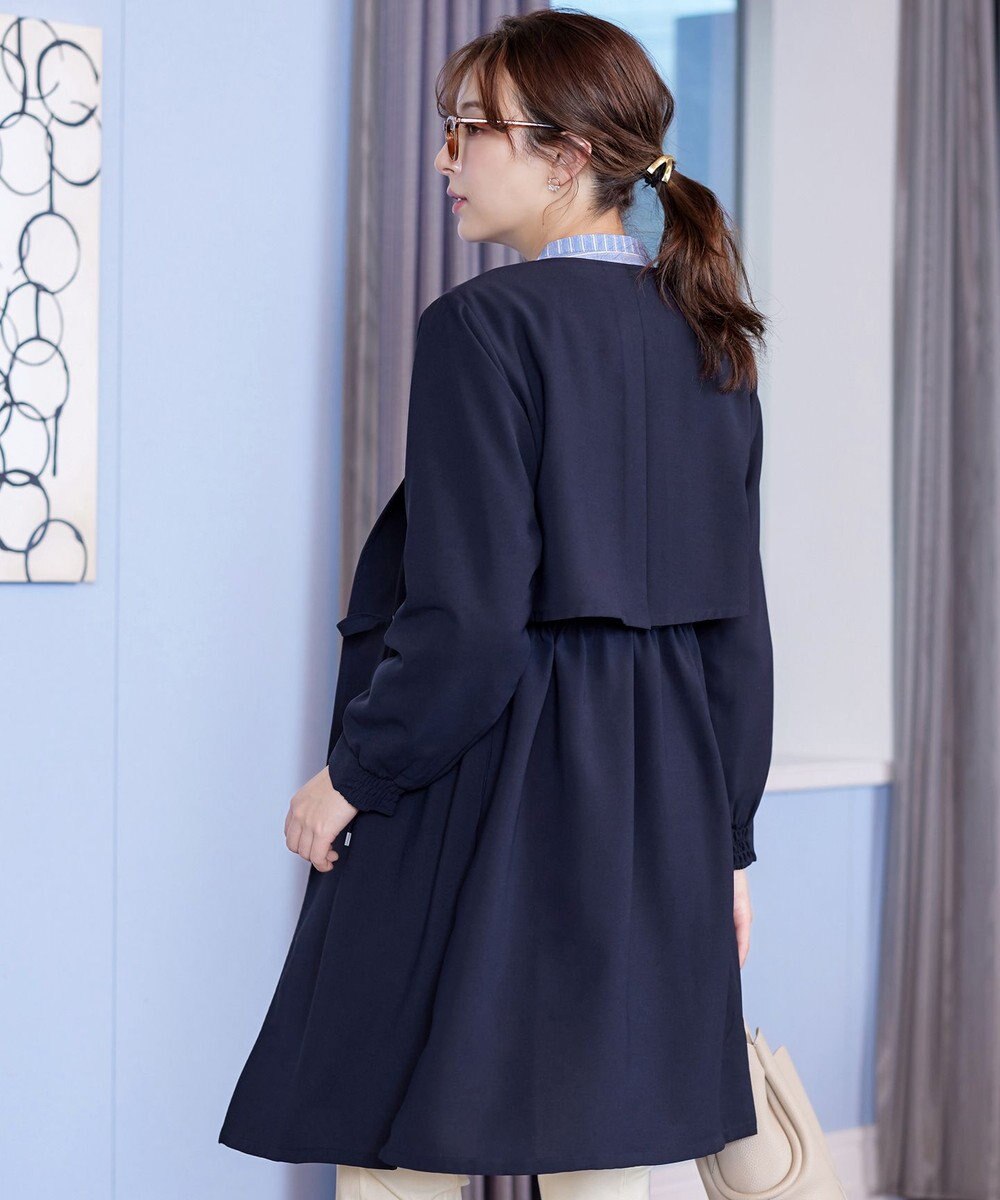 Tiaclasse タックヨーク着流しパフスリ－ブコート 