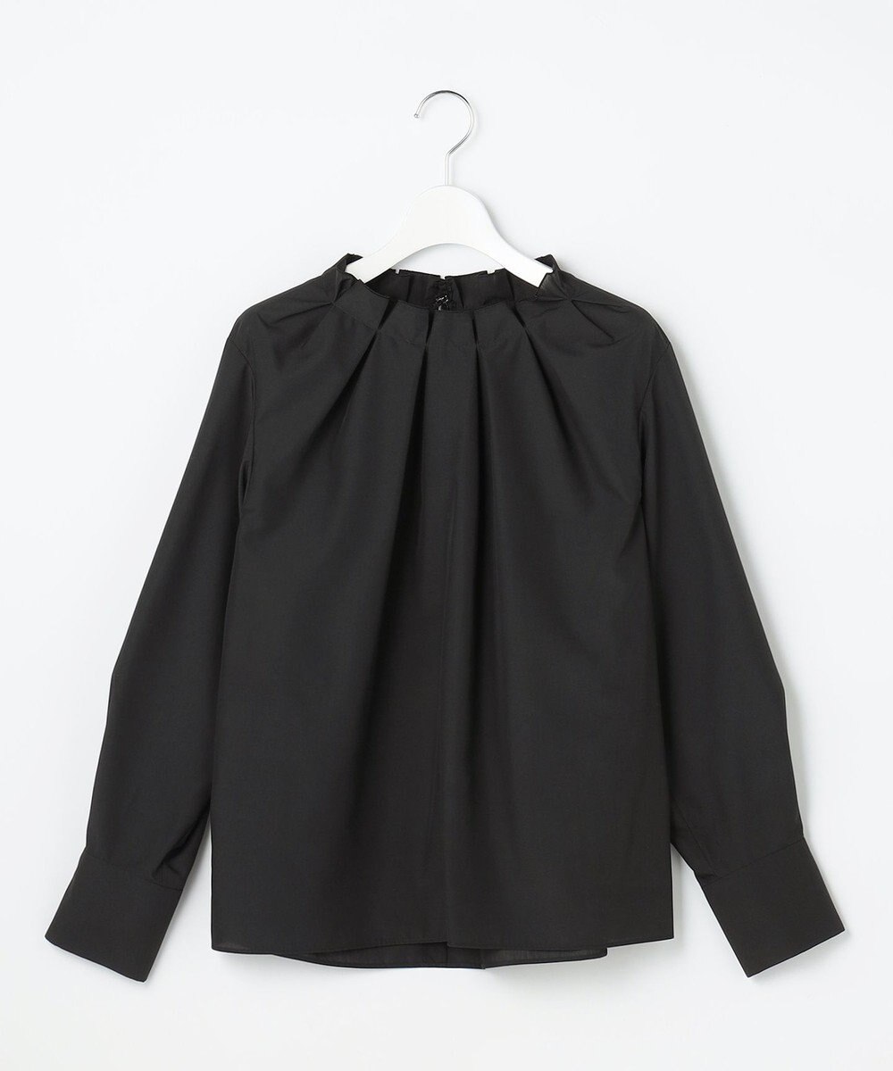 自由区 L 【カタログ掲載】ナチュラルタッチスタンドカラー ブラウス 