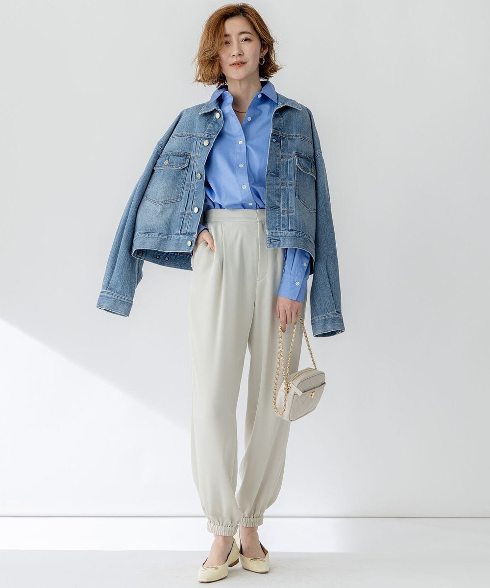 23区 【CLASSY.5月号掲載/洗える】CANCLINI ベーシック シャツ 