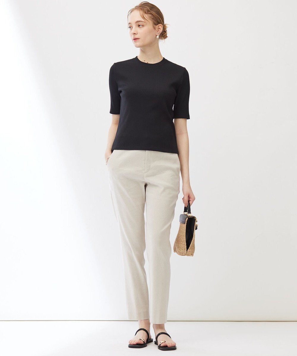 23区 【Indian Factory】シャイニーワイドリブ カットソー 