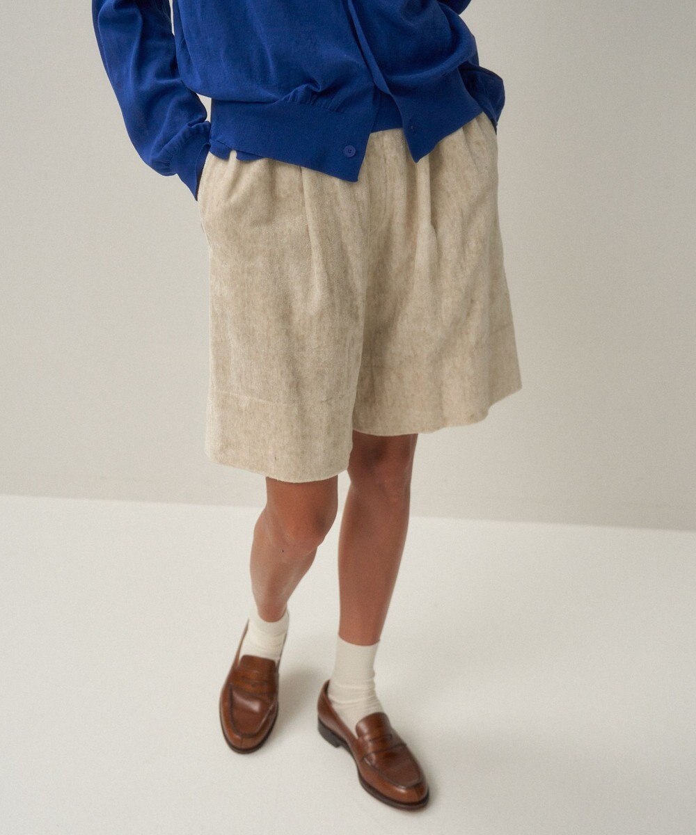 ATON LINEN VELVET | ショーツ 