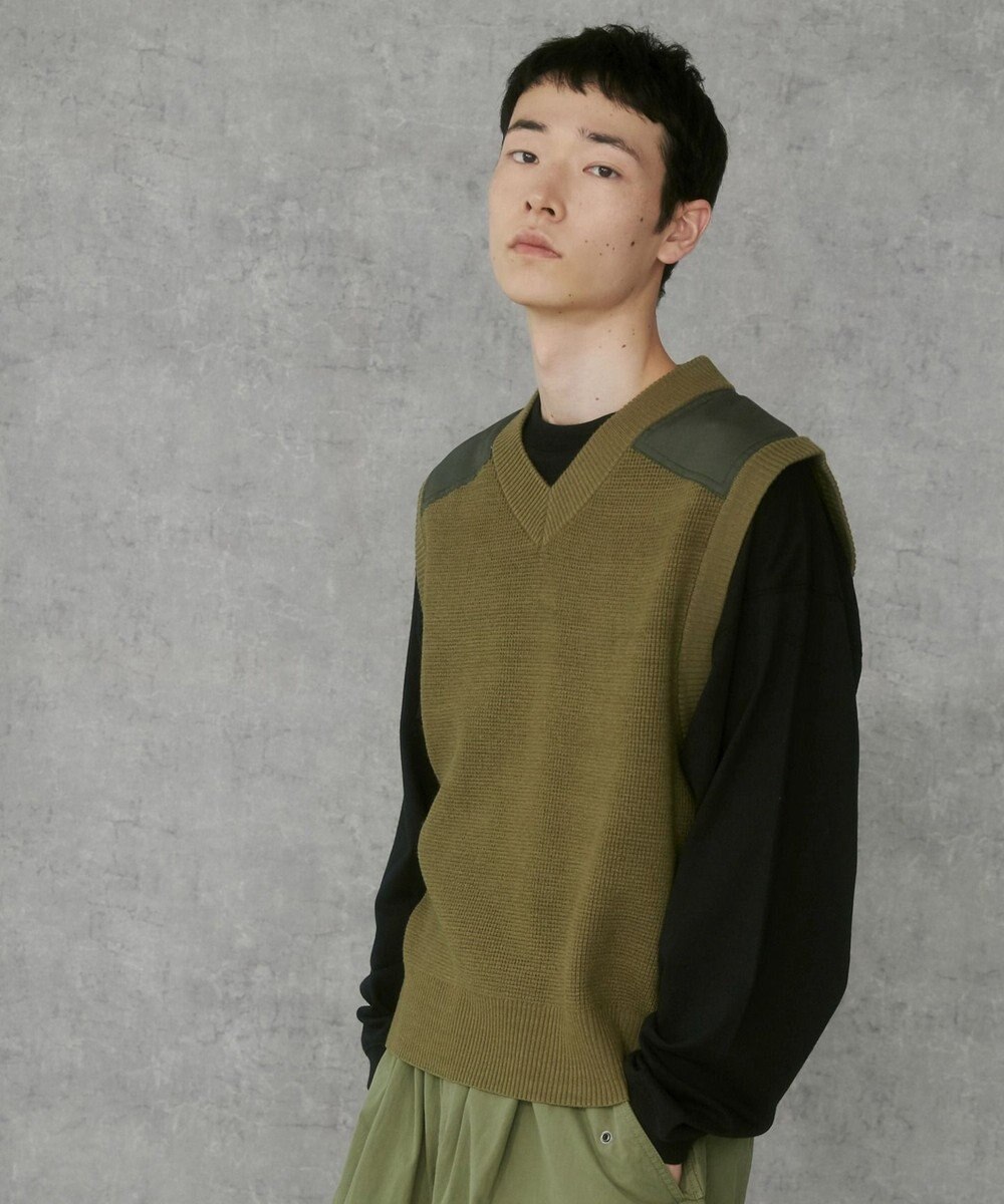 WEGO Vネックニットベスト 