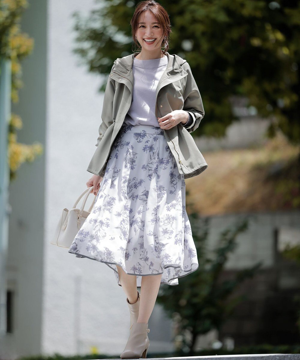 ANY SIS S 【CICA加工】ケーブルリブ ニット 