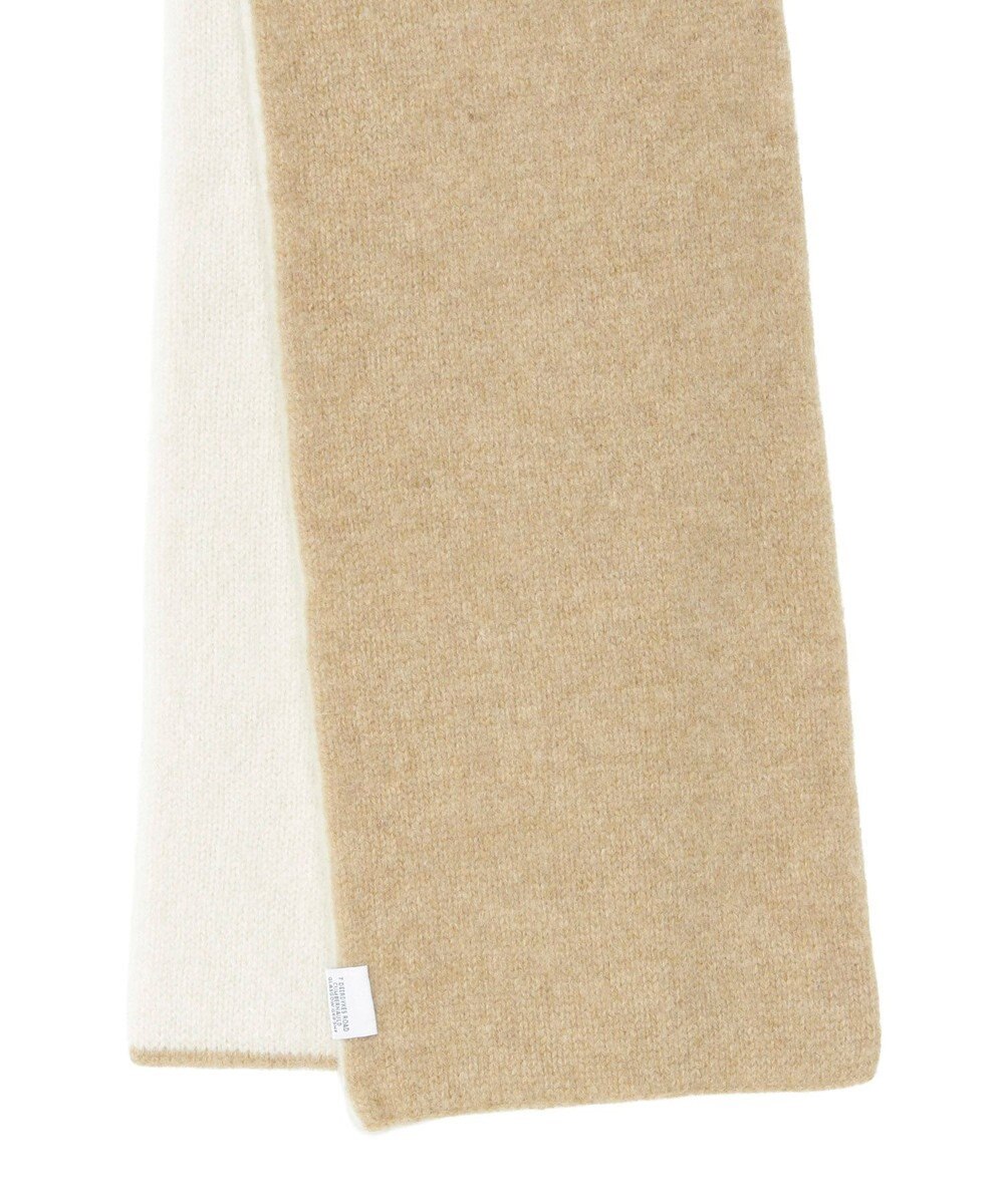 MOONBAT MACKINTOSH PHILOSOPHY(マッキントッシュ フィロソフィー）【ギフトBOX付】ウール100％ リバーシブル ニット マフラー ユニセックス 日本製 