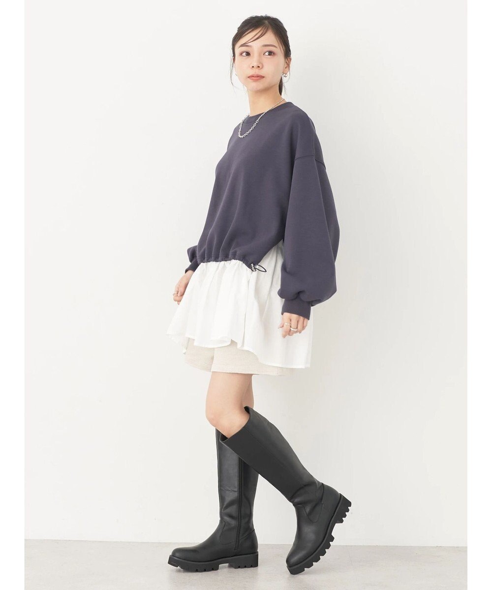 earth music&ecology ダンボールレイヤードチュニック 