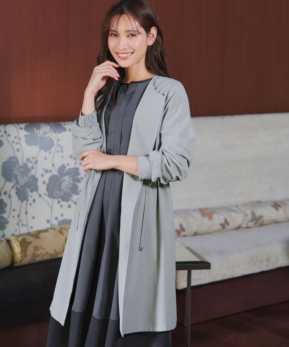 Tiaclasse タックヨーク着流しパフスリ－ブコート 