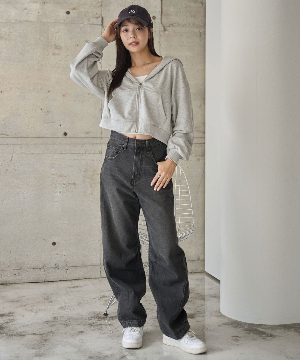 WEGO ショートジップパーカー 