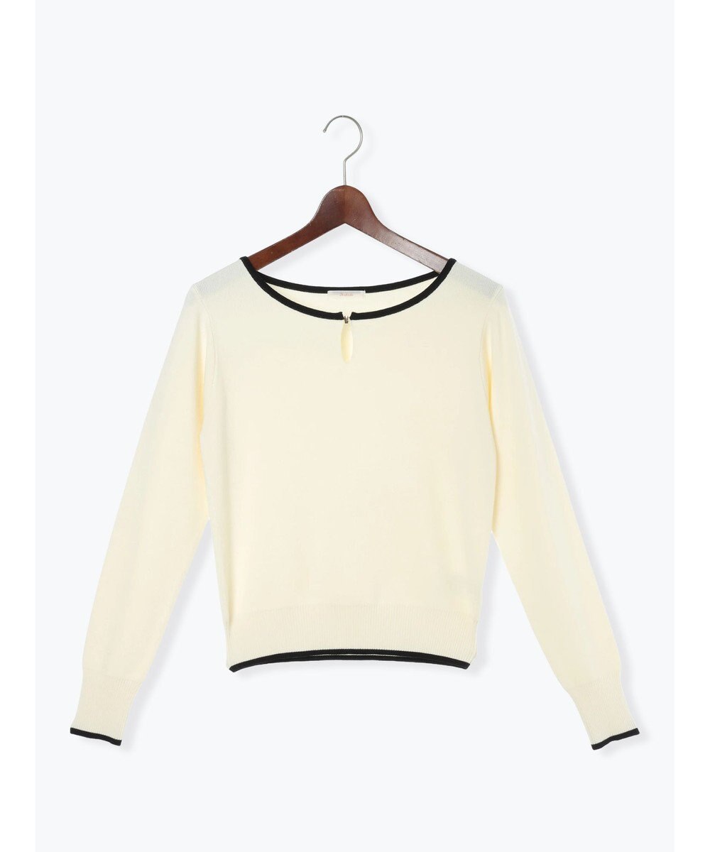 Te chichi スクエアチャームキーネックプルオーバー 