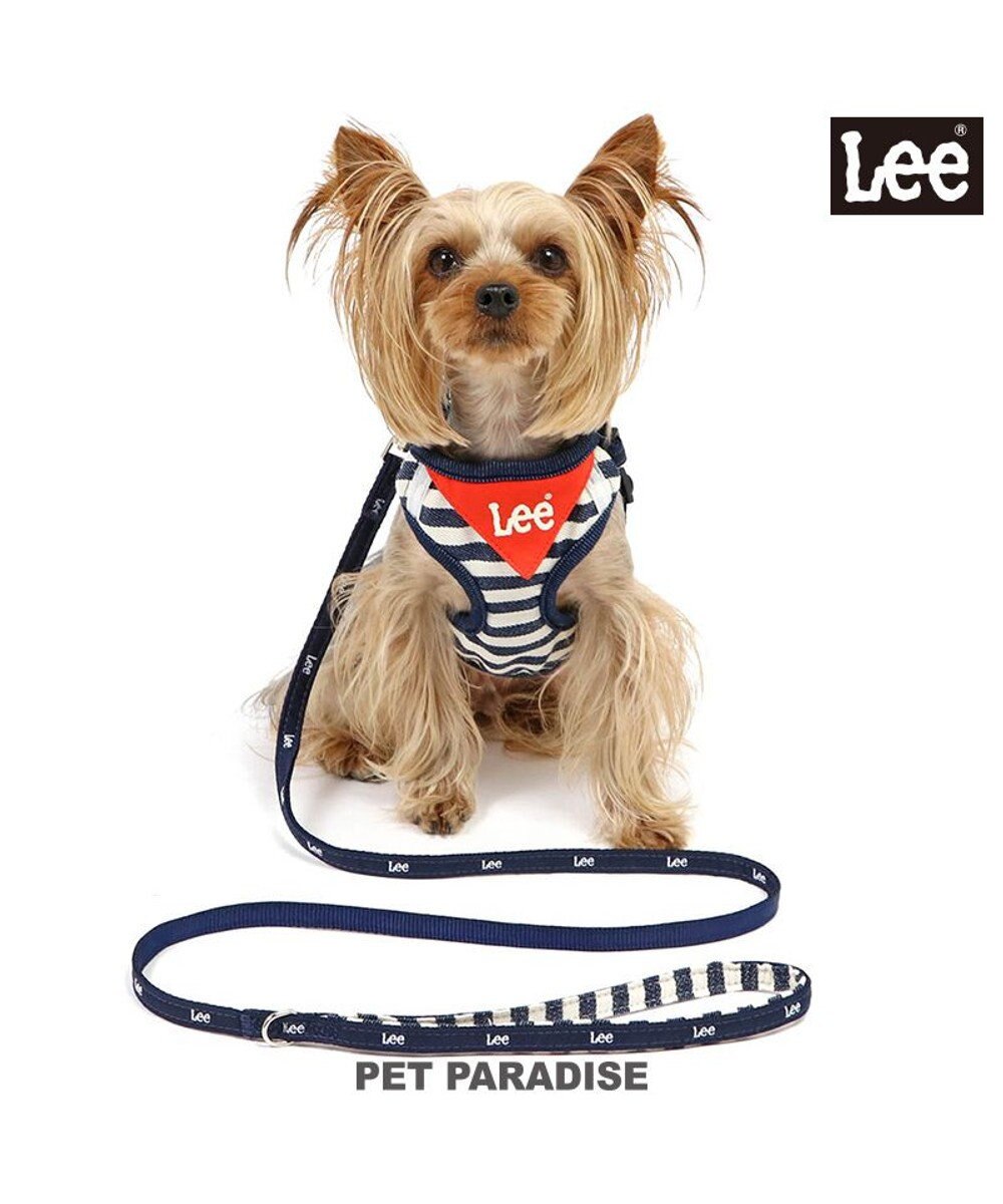 PET PARADISE Lee ハーネス＆リード 《ボーダー》 Ｓ 小型犬 