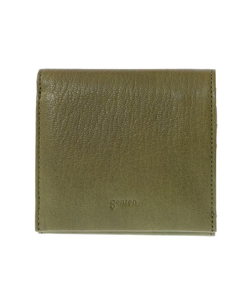genten ゴートベーシック 二つ折りBOX財布 