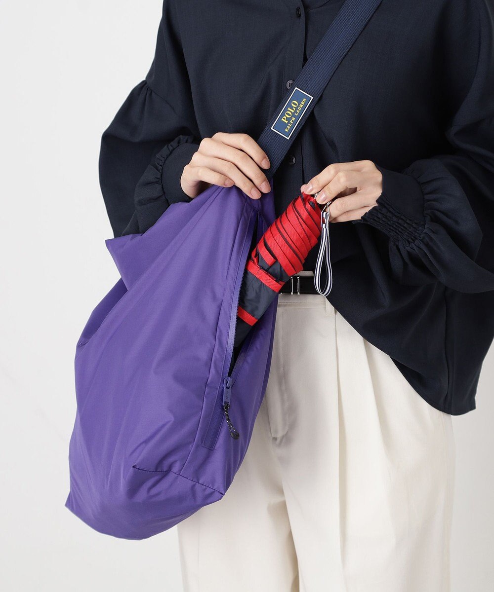 MOONBAT POLO RALPH LAUREN(ポロ ラルフローレン) PRL刺繍 ショルダー レインバッグ  無地 