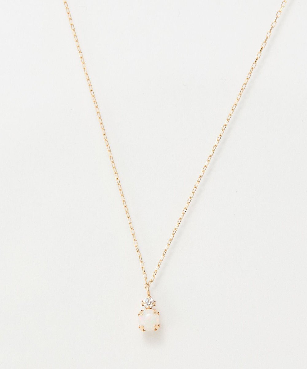 Phoebe 【K10】ジュエルラックネックレス　オパール/10月誕生石/天然石/全長:40cm 