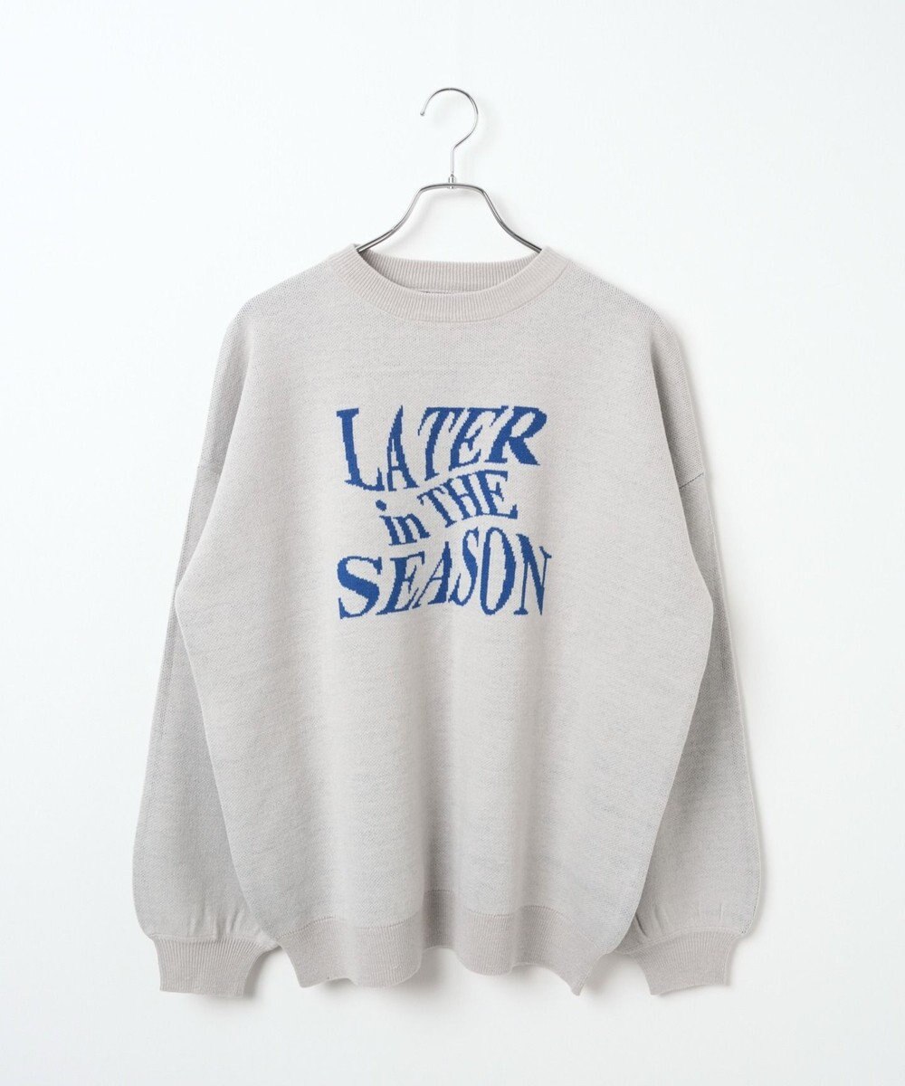 WEGO ウェーブロゴジャガードニットプルオーバー 