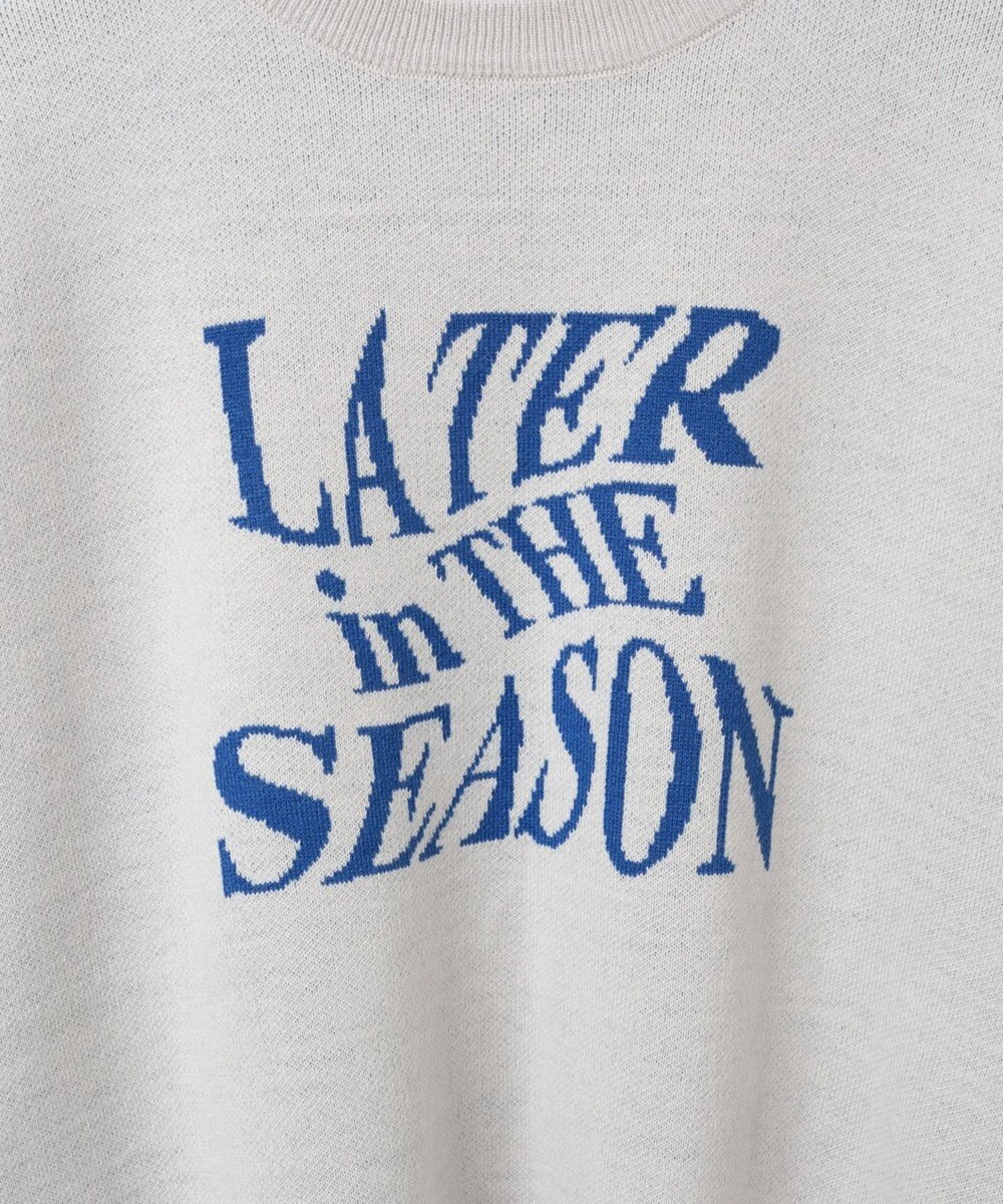 WEGO ウェーブロゴジャガードニットプルオーバー 