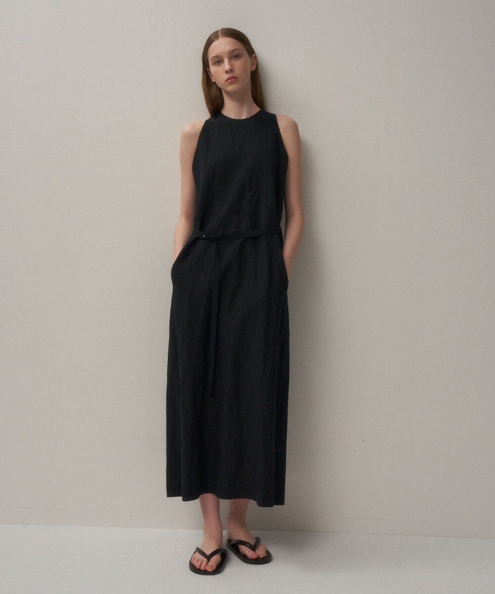 ATON CRISPY LINEN | タンクトップドレス 