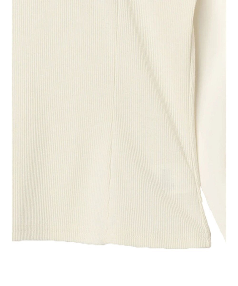 earth music&ecology ドッキングフリルシャツ見えプルオーバー 