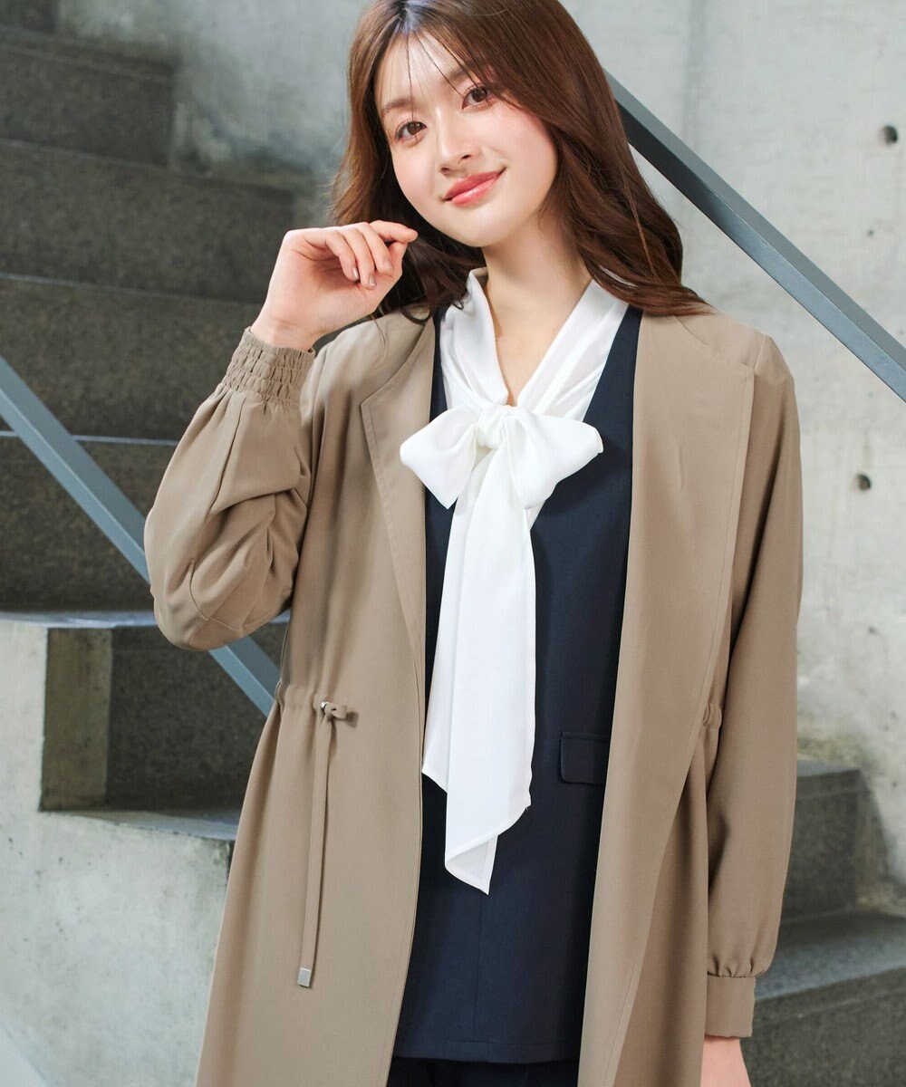 Tiaclasse タックヨーク着流しパフスリ－ブコート 