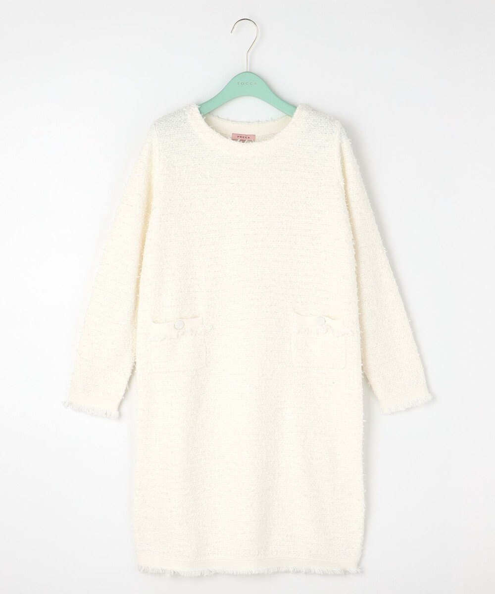 TOCCA 【洗える！】UNSNARL TWEED ドレス 